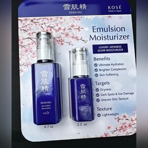 KOSE SEKKISEI Emulsion Moisturizer-2 Pack Set 4.7oz / 2.3oz BRAND NEW Japan